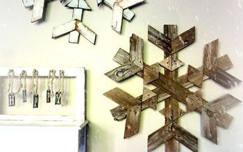 Copo de nieve de madera DIY - My Altered State