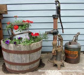 top flower junk garden posts 2012, container gardening, flowers, gardening, repurposing upcycling, succulents, In Outdoor This and That Vintage Pumps I display more garden junk with my flowers
