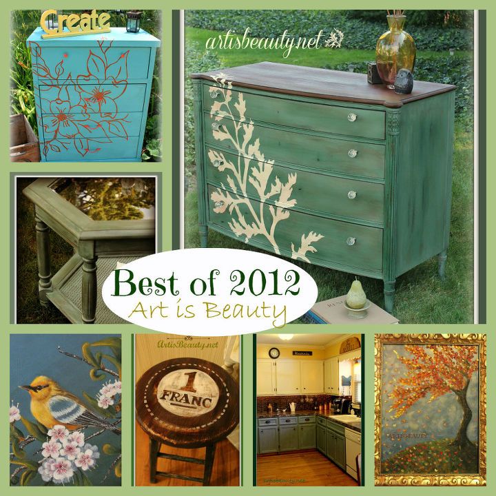 best of 2012 art is beauty furniture projects and paintings, home decor, painted furniture