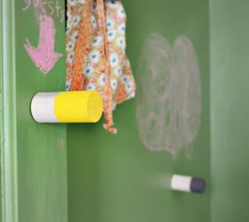 diy paint dipped wooden coat hooks, crafts, painting