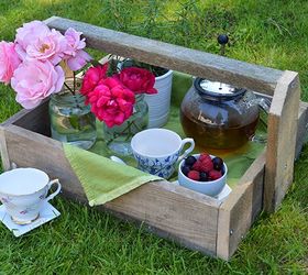 how to turn pallet into rustic trugs, pallet, woodworking projects, Perfect for a country chic tea party