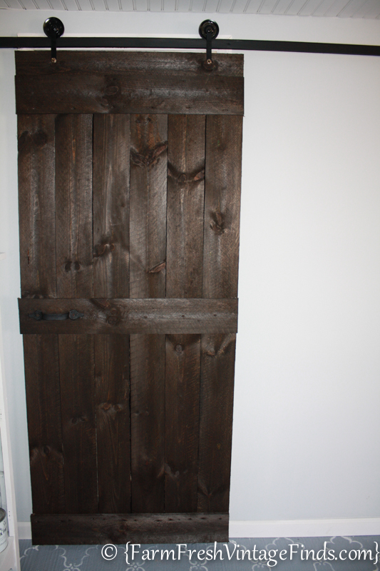 how to build and hang a barn door cheaply, closet, diy, doors, how to, woodworking projects