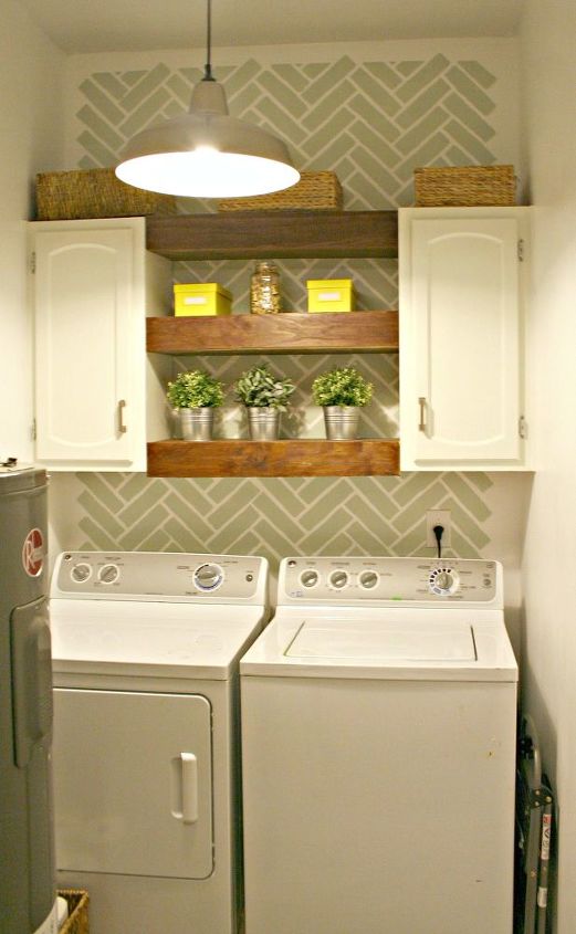 Our Laundry Room Decor Ideas Using Shelves Hometalk