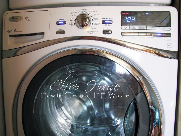 cleaning your he washer with household products, appliances, cleaning tips, I m sold on the household products no more wasting money for us