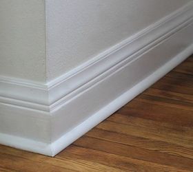 add height to your short baseboards cheaply, wall decor, woodworking projects