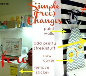my completely free laundry room makeover, home decor, laundry rooms, All the changes were simple and free
