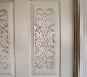 idea to use new panel stencil, doors