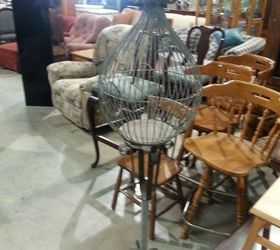 q repurposing thrift store bird cage ideas, gardening, home decor, painting, repurposing upcycling, Looking all lonely at the thrift store begging for a new home