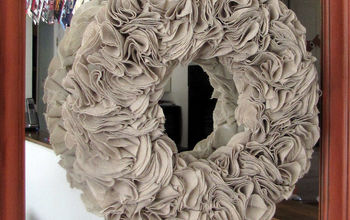 Make your own Painter's Cloth Wreath