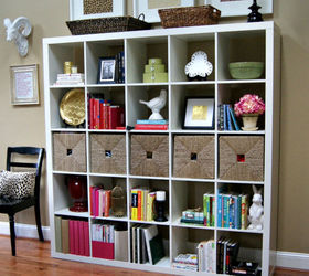 our nc home tour part 1, home decor, painted furniture, Expedit Bookcase Styling