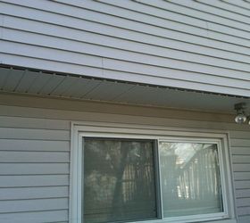 is your house cold drafty expensive to heat, heating cooling, home maintenance repairs, Rear overhang in process of removal of soffit