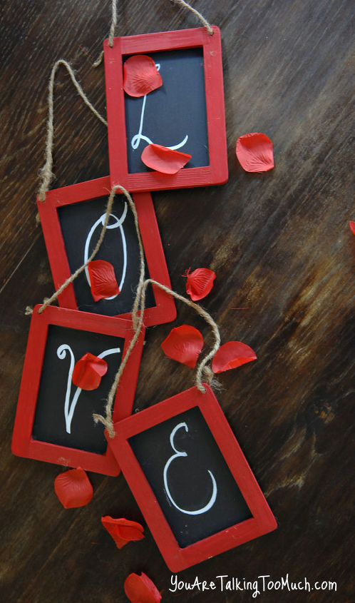 a fun chalkboard project that can last year round, chalk paint, chalkboard paint, crafts, seasonal holiday decor, valentines day ideas