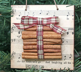 how to make a cinnamon stick holiday ornament, christmas decorations, crafts, seasonal holiday decor