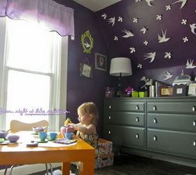 a vivid garden tea party toddler bedroom before during amp after, bedroom ideas, flooring, hardwood floors, home decor, From her bed and of course the princess herself