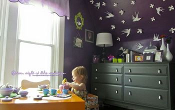A Vivid Garden Tea Party Toddler Bedroom, Before, During & After.