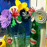 i m bottle necking 20 amazing bottle inspired ideas from hometalkers, crafts, flowers, repurposing upcycling, I saw an old Coke bottle and I smiled