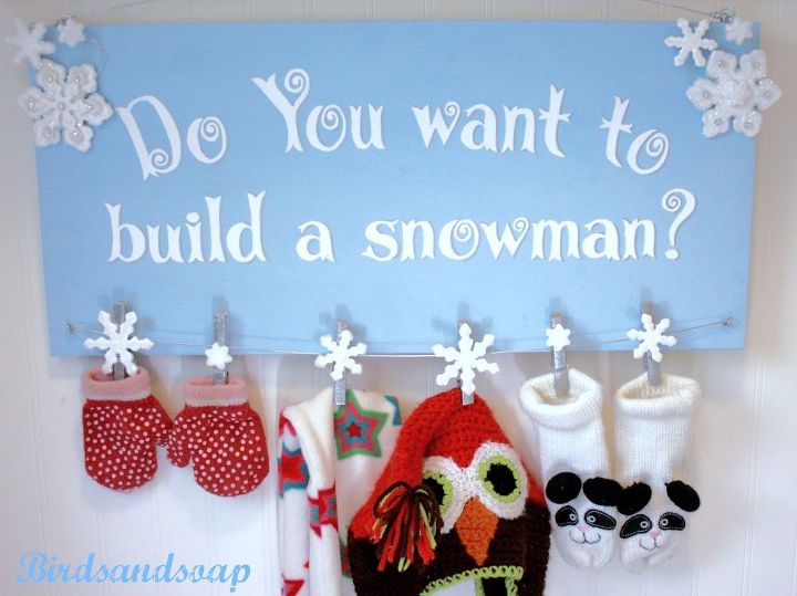 cartel de muneco de nieve inspirado en frozen