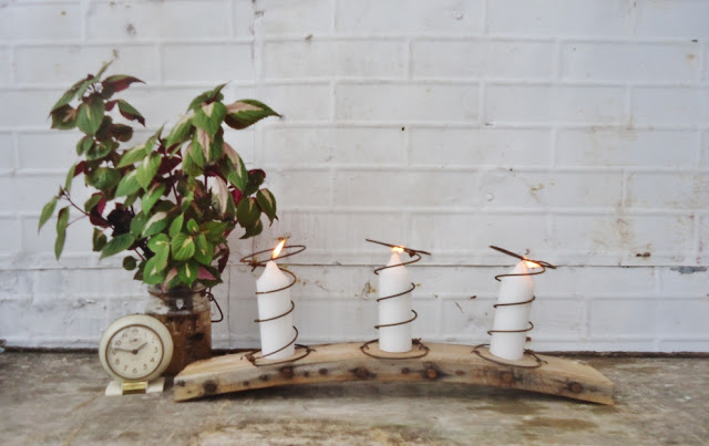 quirky candle holder, crafts, repurposing upcycling