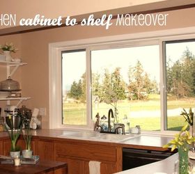 FREE Kitchen 'Cabinet to Shelf' Makeover! | Hometalk