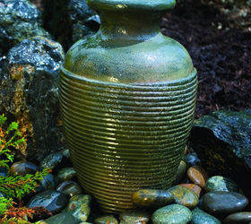 affordable diy fountains for your landscape, gardening, ponds water features, Amphora vase fountain