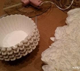 how to make coffee filter angel wings, christmas decorations, crafts, repurposing upcycling, seasonal holiday decor