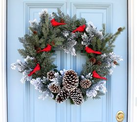 how to make a christmas wreath, christmas decorations, crafts, how to, seasonal holiday decor, wreaths