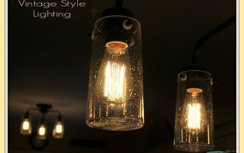Vintage Style Kitchen Lighting Update. Buh Bye Boob Light ‪#‎Light