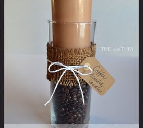 a fragrant aromatic coffee bean scented candle diy gift, crafts