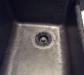 hard water stains in granite sink