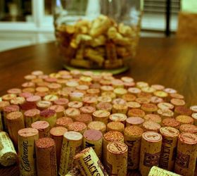 have you got the itch to make something with your wine corks for valentines day, crafts, repurposing upcycling, seasonal holiday decor, valentines day ideas, wreaths, Get out your red wine stained corks
