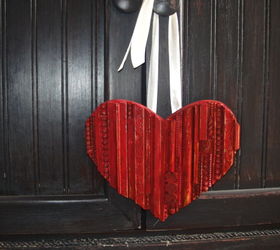 scrap wood heart, crafts, seasonal holiday decor, Scrap wood heart