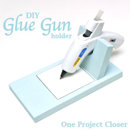 simple amp sleek glue gun holder, crafts, tools
