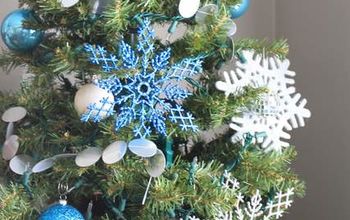 Blue, Silver and White Christmas Tree