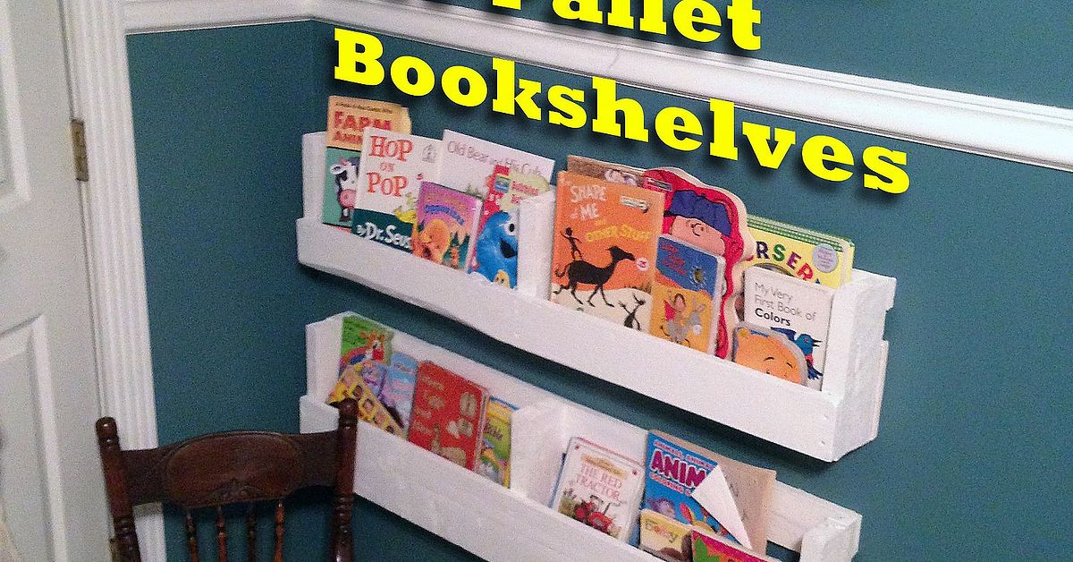 DIY Pallet Bookshelves | Hometalk