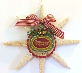 how to make a clothespin snowflake ornament, christmas decorations, crafts, repurposing upcycling, seasonal holiday decor