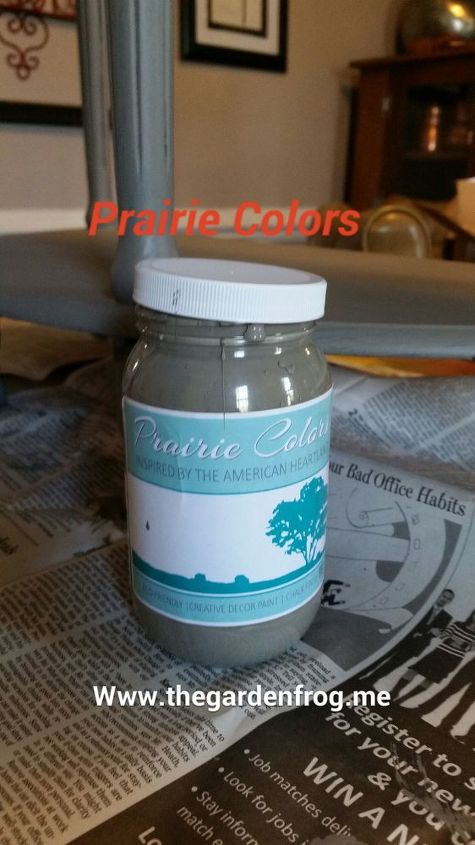 mi mesa de la consola makeover con prairie colors chalk paint