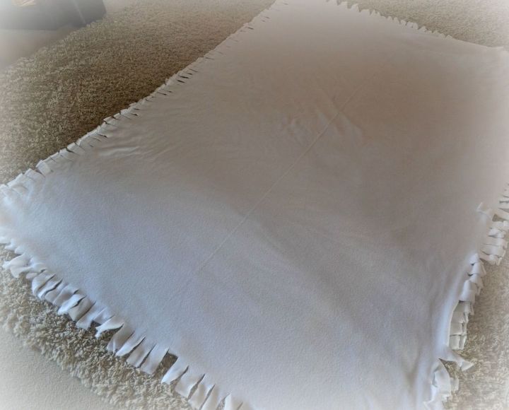 almohadas para atar sin coser y una manta