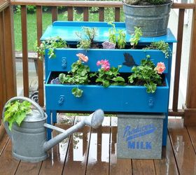 My Whimsical Dresser Planter (featured in Flea Market Gardens Magazine)!