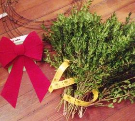 diy boxwood wreath for 13, christmas decorations, crafts, seasonal holiday decor, wreaths