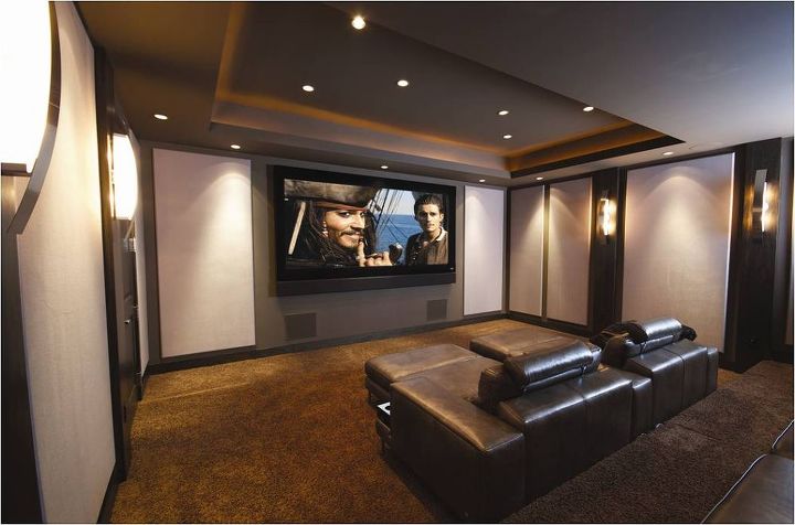 how to turn your garage into a home theater, If you want to do something WAY cooler you can opt to make a permanent home theater