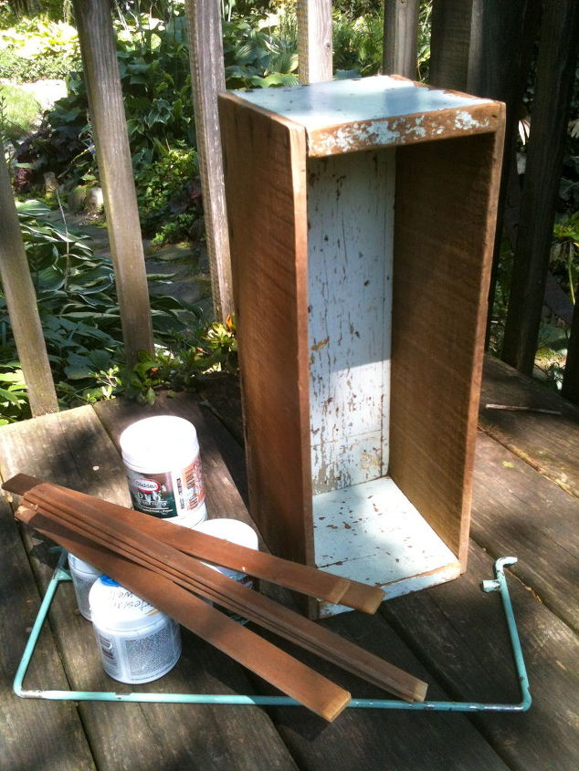 diy repurposed wooden boxes, repurposing upcycling, Found some old dinged up grimy dusty handmade wooden boxes They held hardware in someone s basement for decades until I came along and changed their purpose in life