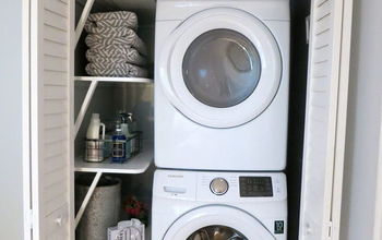 Solución para espacios pequeños - Cambio de imagen del armario de la lavandería