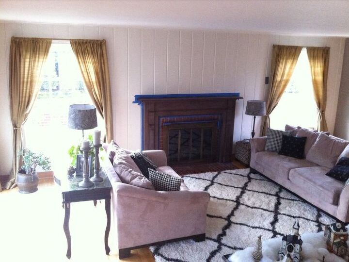 q picking the right paint color to go with drapes, home decor, paint colors, painting, reupholster, window treatments, Couches and rug will likely be changed Just did mantel not sure about it Open to changing This room has 8 panels my dining room has eight more