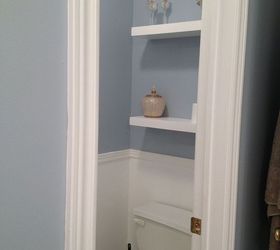 large bathroom mirror redo to double framed mirrors and cabinet