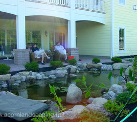 6 tips for designing and installing a water garden or fish pond, gardening, home decor, outdoor living, ponds water features, Tip 1 Location Locate your pond close to the house so that it can be enjoyed from both inside and outside the home