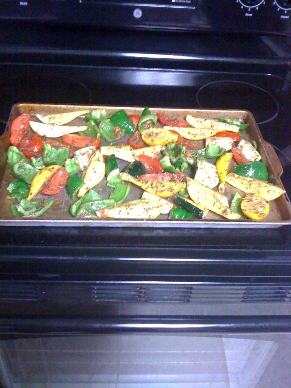mi huerto, Las verduras cocinadas en el horno son una gran manera de utilizar las verduras cuando tenemos un mont n en la mano