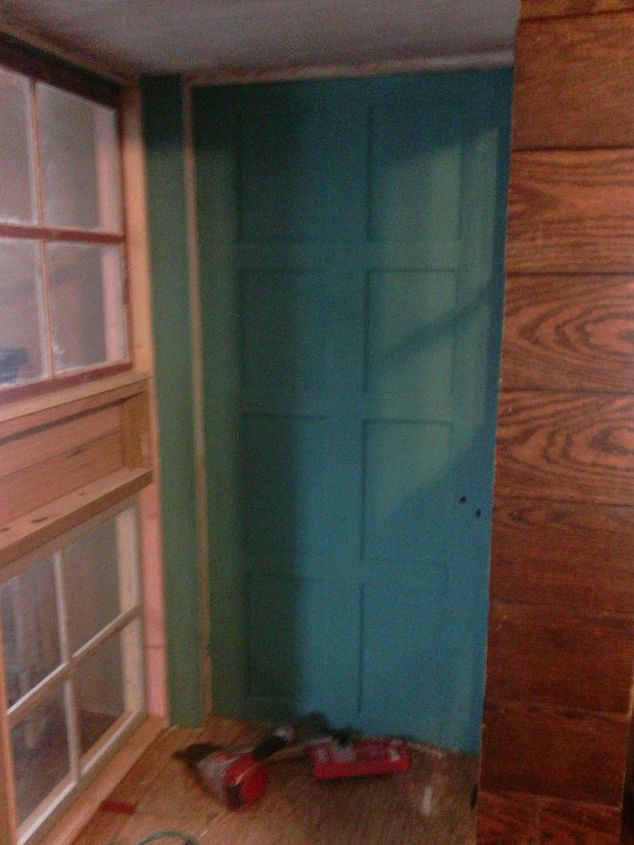 Hometalk | Pallet Wood Bench DIY Cabinet Pantry from Old Doors and Windoors | Hometalk