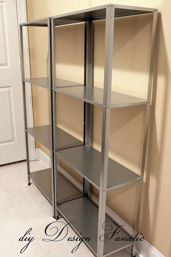 starting seeds, gardening, Here are the metal shelves from Ikea They were 14 99 and easy to put together