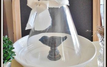 The DIY Cloche {from light fixture parts}