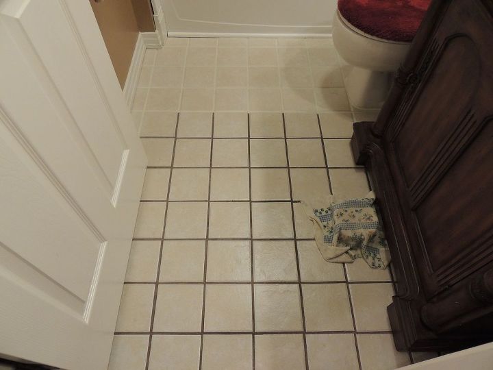 ployblend grout renew an affordable easy way to update grout color, Tedious but oh so worth it